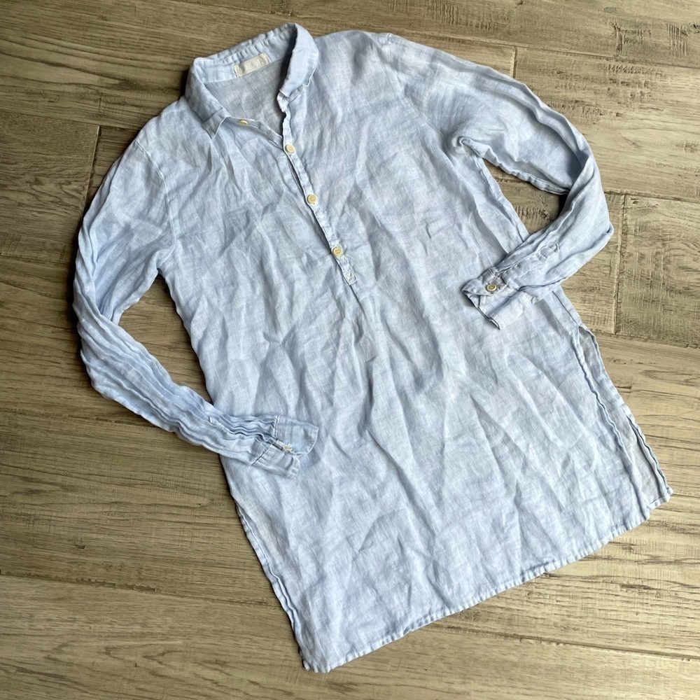 CP Shades Light Blue Tunic Top